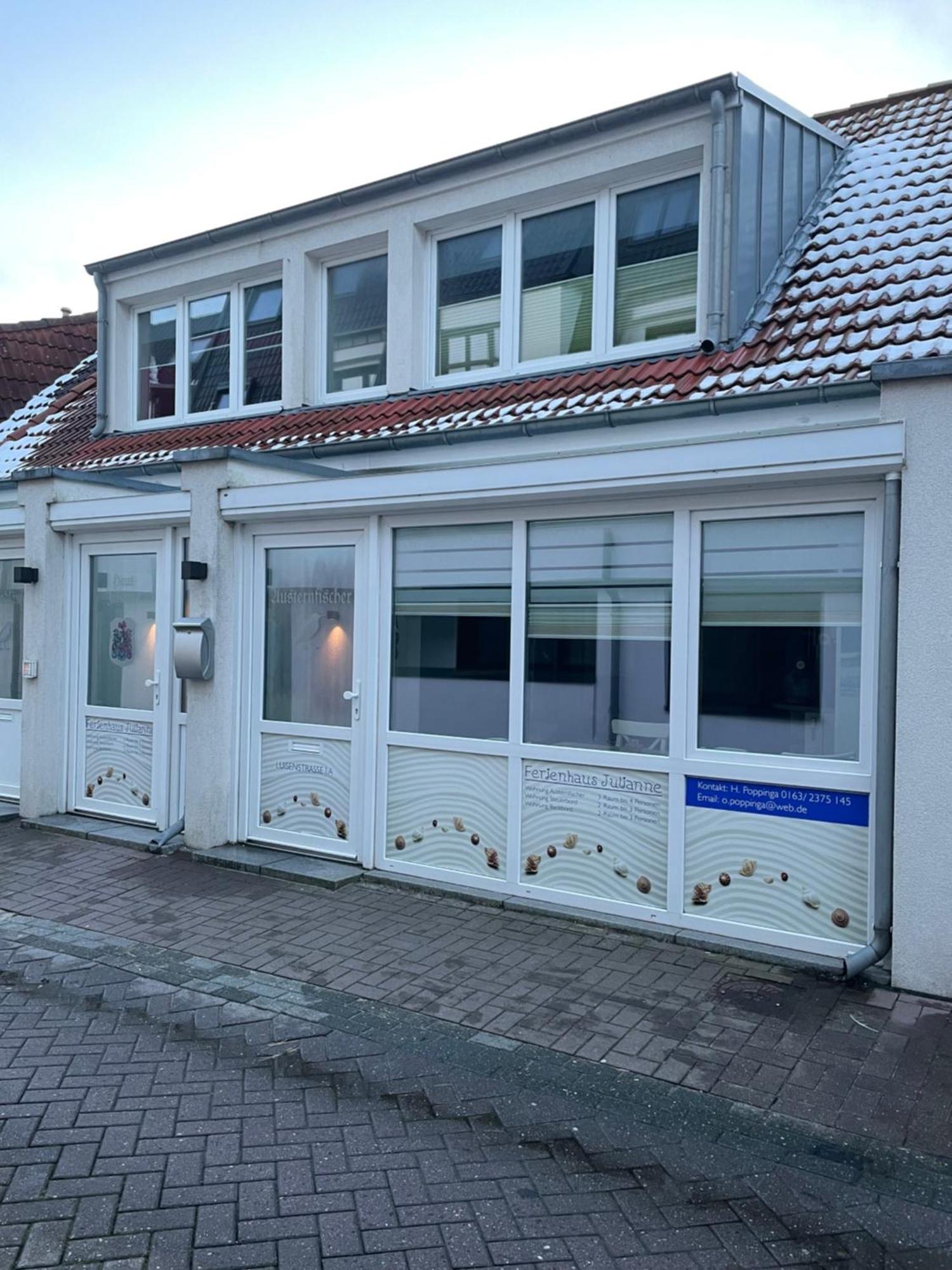 Haus Julianne, Wohnung Backbord, Familie Poppinga Нордернай Екстер'єр фото